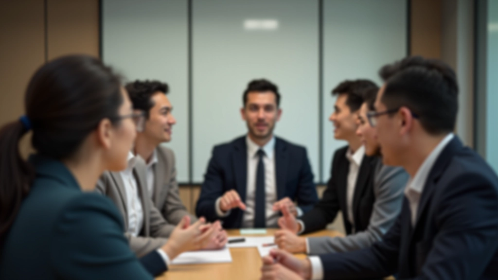 Team building and trust development in professional workplace setting with open communication