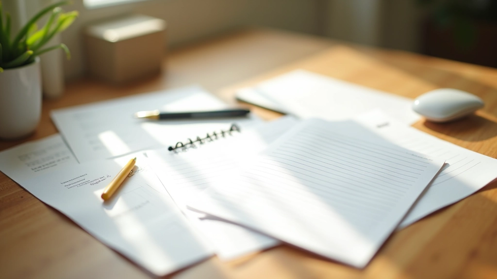 Training materials and workbooks displayed